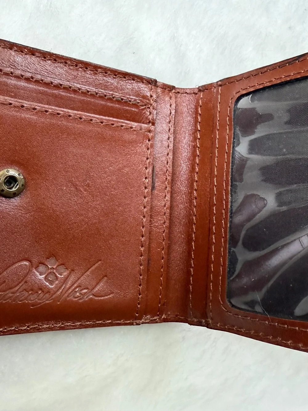 Patricia Nash Luzzi Women's Leather Wallet Perforated Multicolor bifold